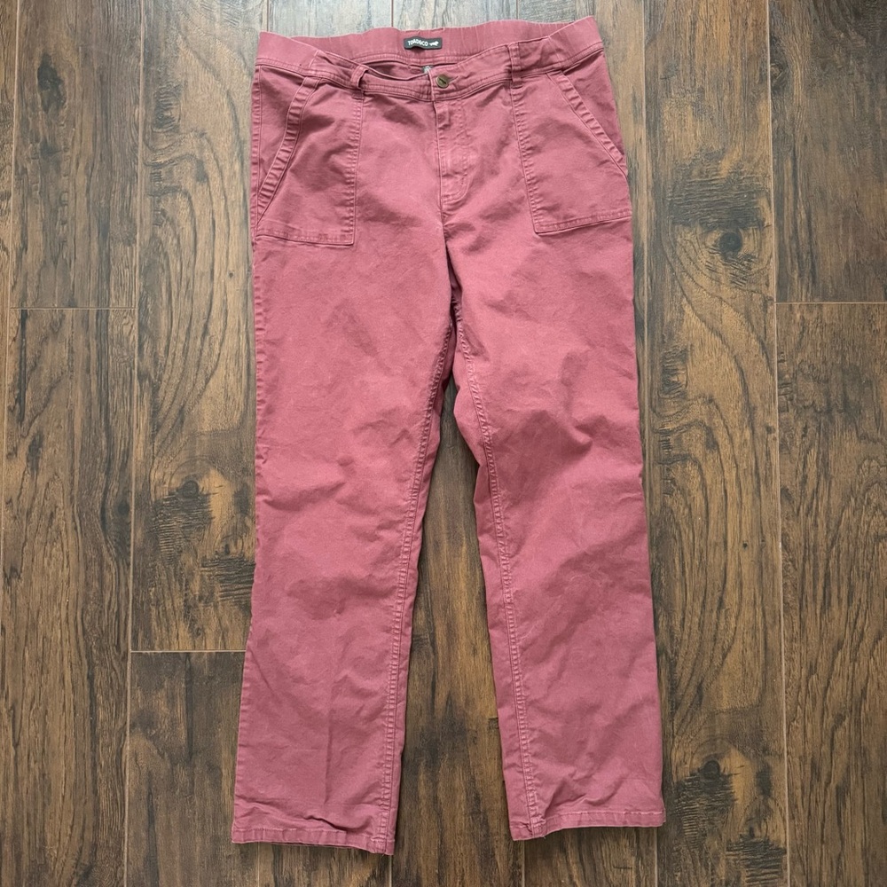 Toad&Co Rose Pink Straight-Leg Pants